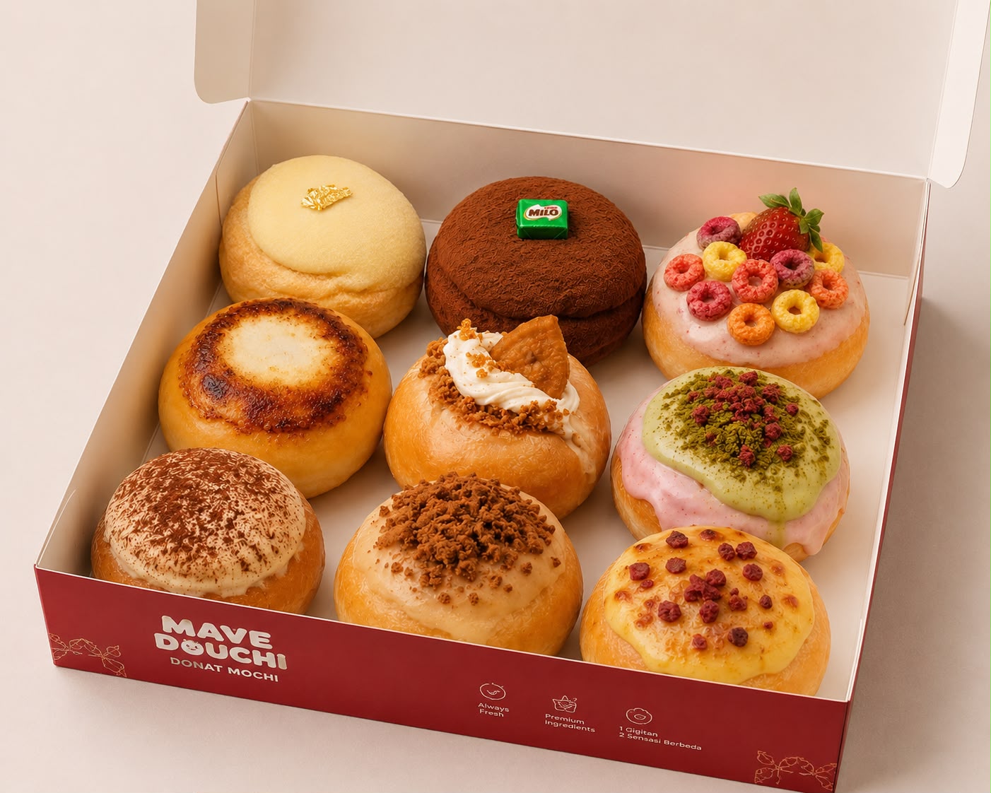 Paket Mave Douchi Mochi Donut